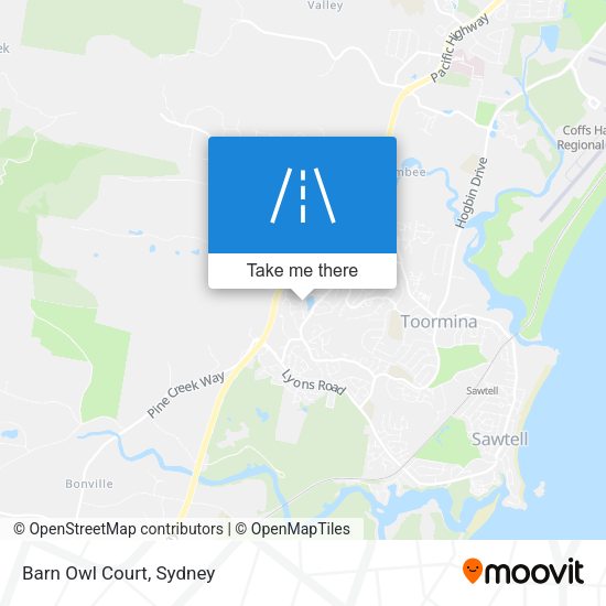 Barn Owl Court map