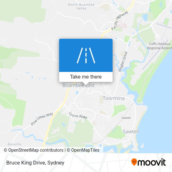 Bruce King Drive map