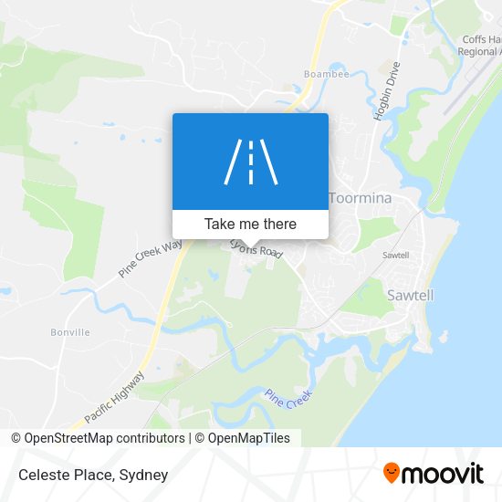 Celeste Place map