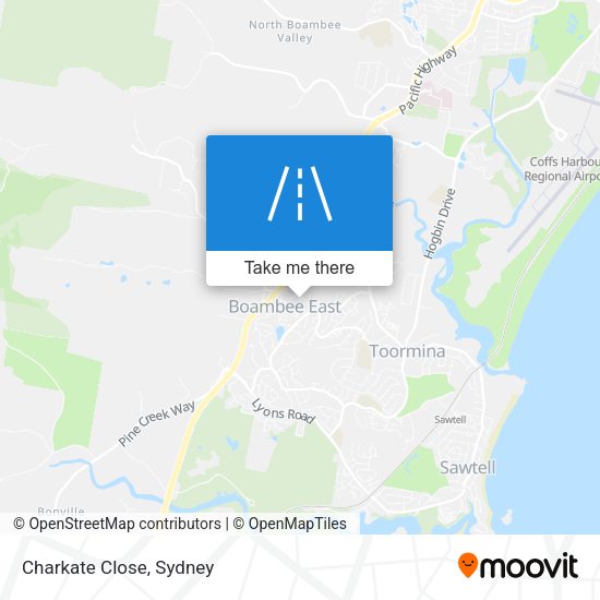 Charkate Close map