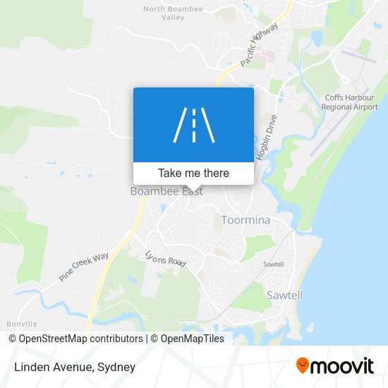 Linden Avenue map