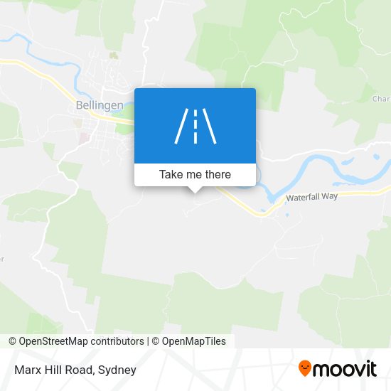 Marx Hill Road map