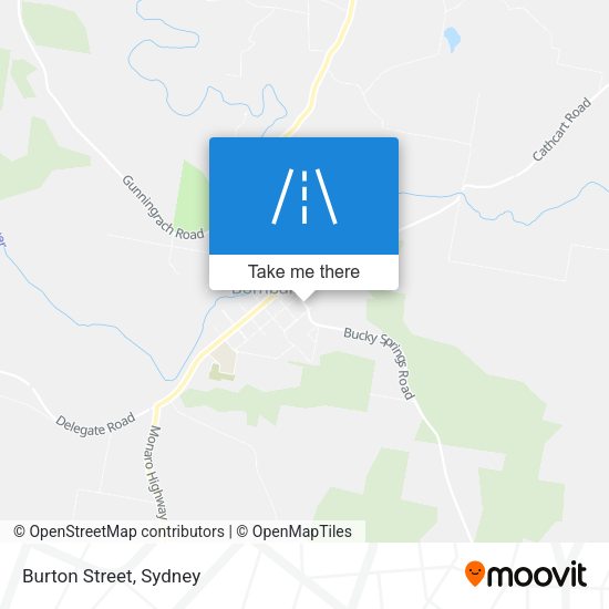 Burton Street map