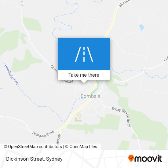 Dickinson Street map