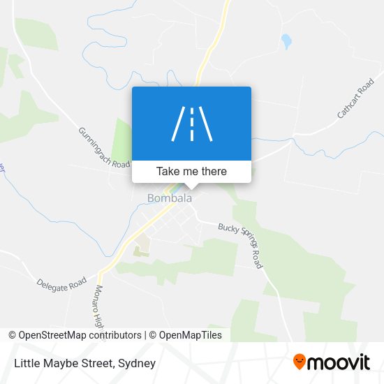 Little Maybe Street map