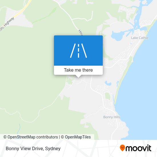Bonny View Drive map