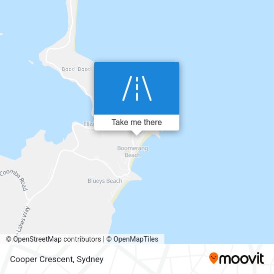 Cooper Crescent map
