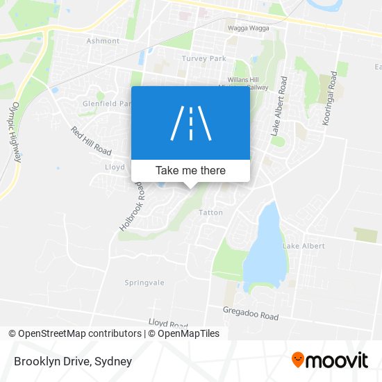 Brooklyn Drive map