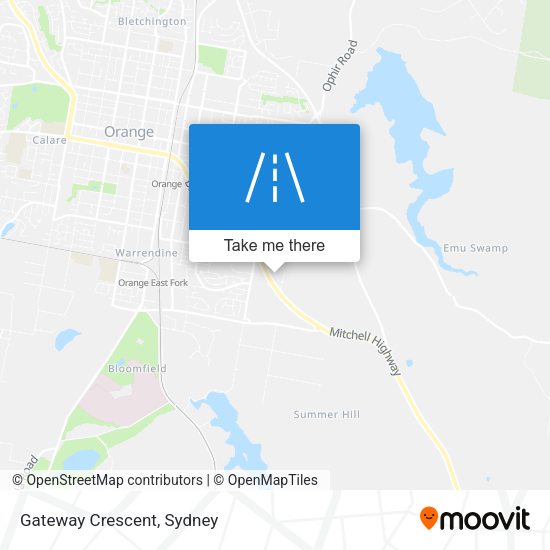 Gateway Crescent map