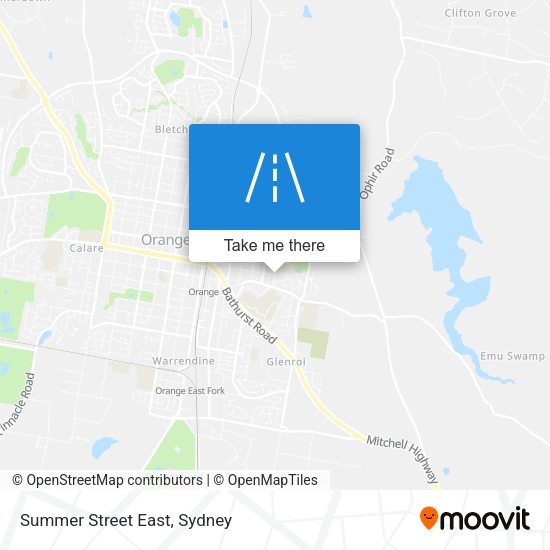 Summer Street East map