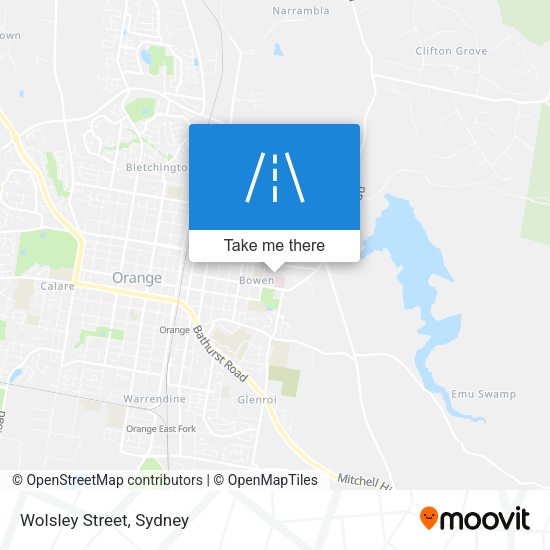 Wolsley Street map
