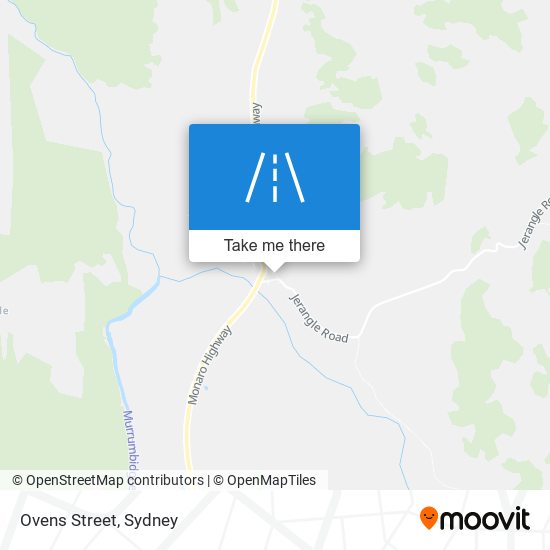 Ovens Street map