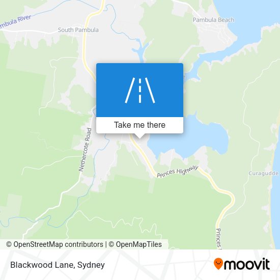 Blackwood Lane map