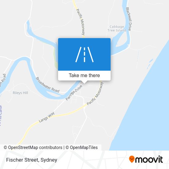Fischer Street map