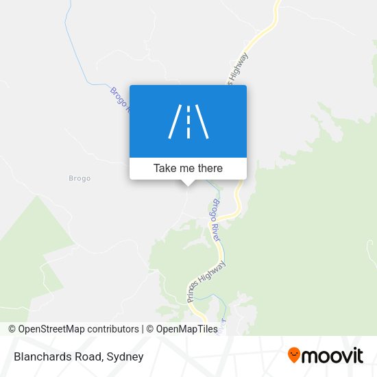 Blanchards Road map