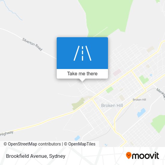 Brookfield Avenue map