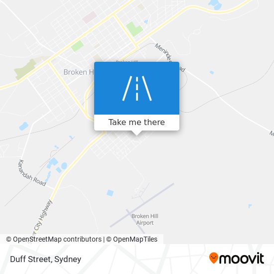 Duff Street map