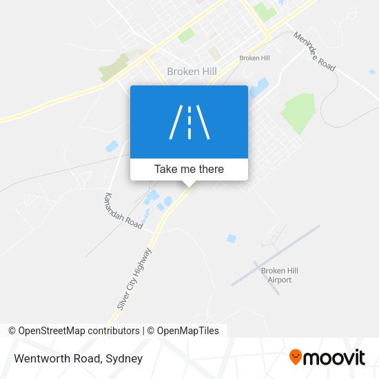 Wentworth Road map