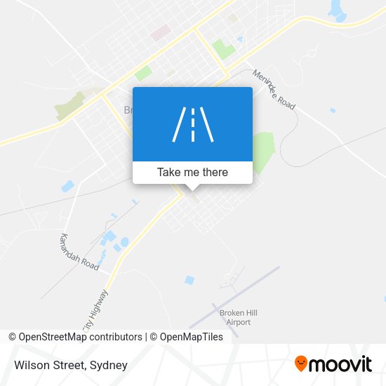 Wilson Street map