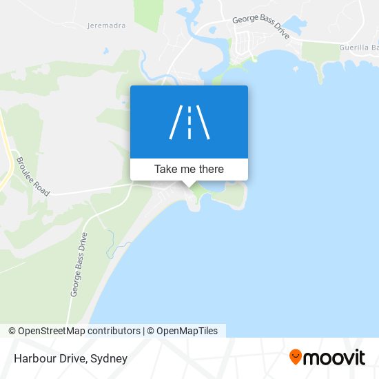 Harbour Drive map