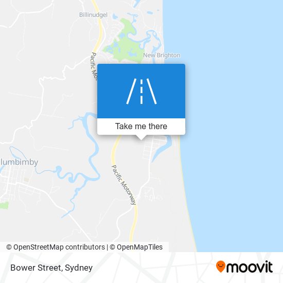 Mapa Bower Street