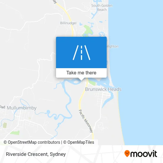 Mapa Riverside Crescent