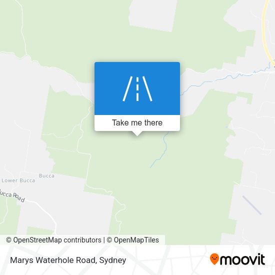 Marys Waterhole Road map
