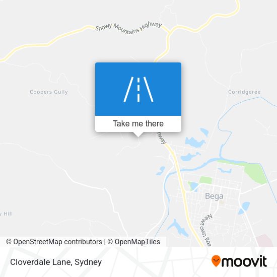 Cloverdale Lane map