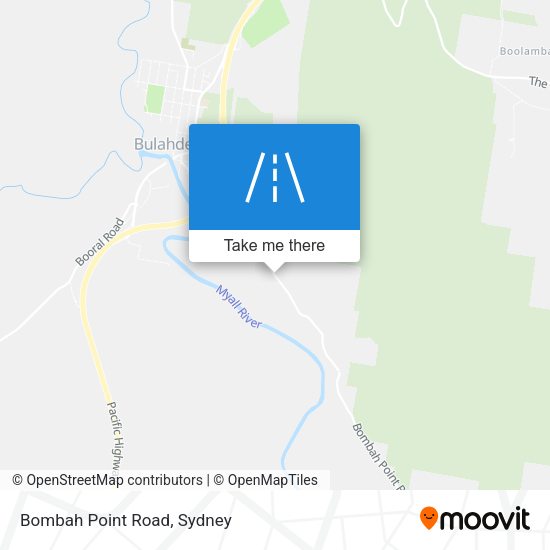 Bombah Point Road map