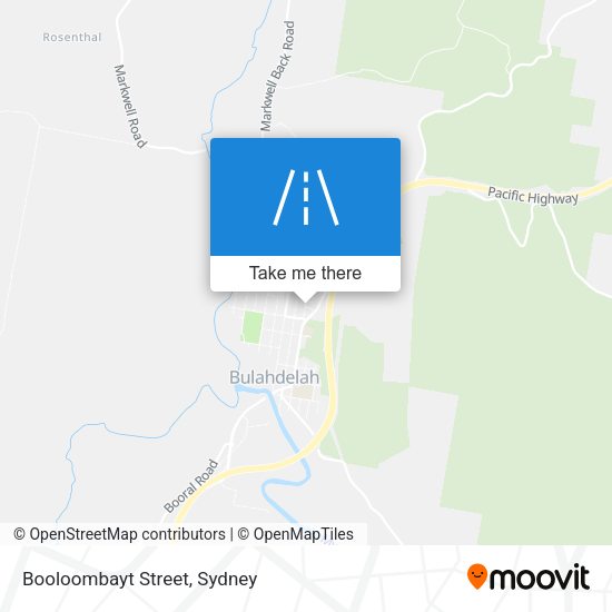 Booloombayt Street map