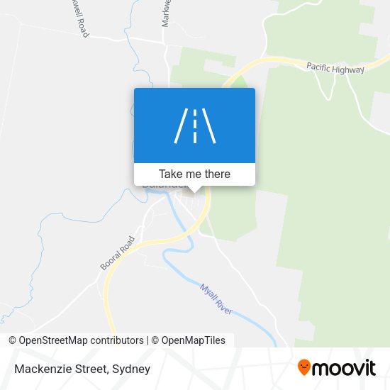 Mackenzie Street map