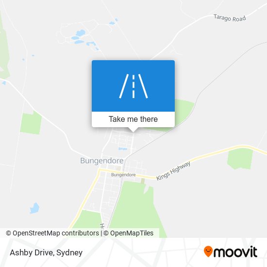 Mapa Ashby Drive