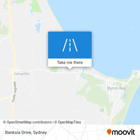 Banksia Drive map