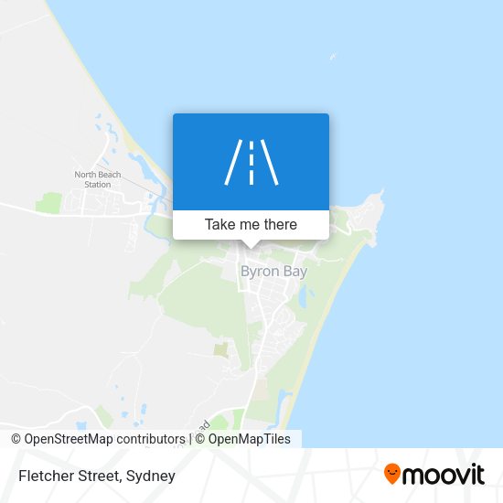 Fletcher Street map