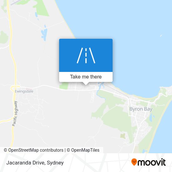 Jacaranda Drive map