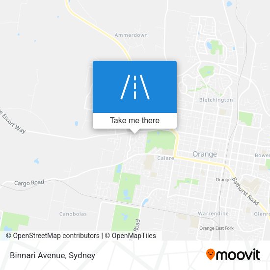Binnari Avenue map