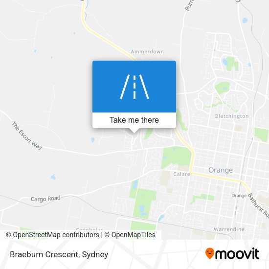 Braeburn Crescent map