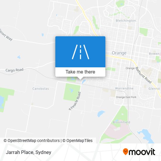 Jarrah Place map