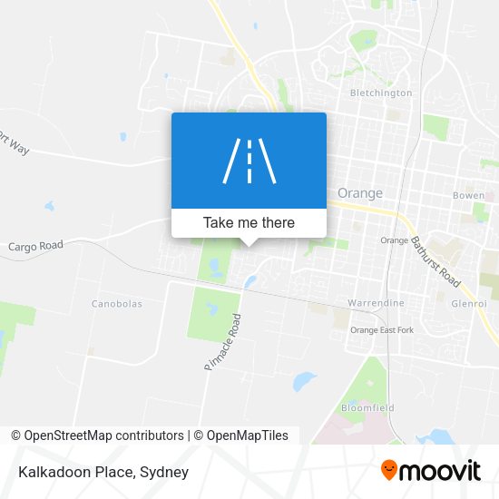 Kalkadoon Place map