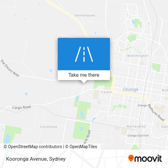 Kooronga Avenue map