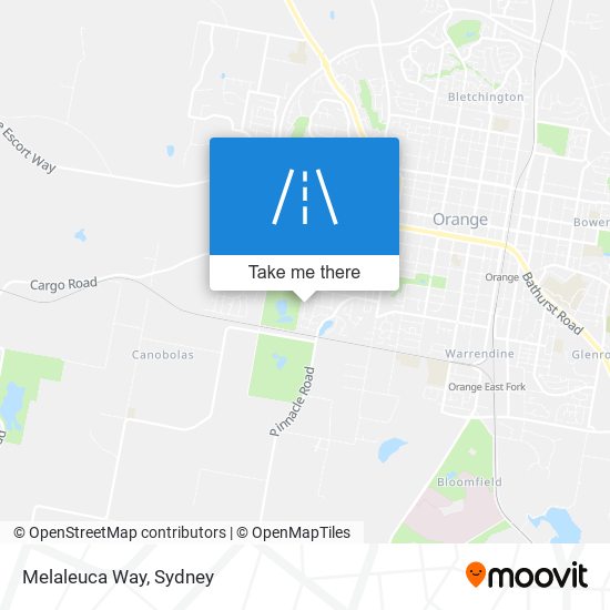 Melaleuca Way map