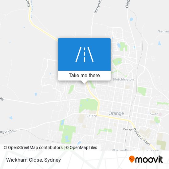 Wickham Close map