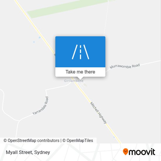 Myall Street map