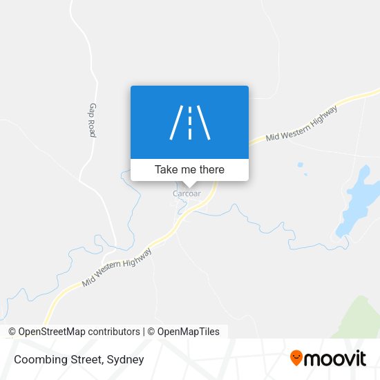 Coombing Street map
