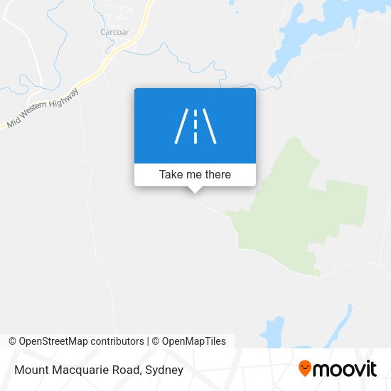 Mount Macquarie Road map