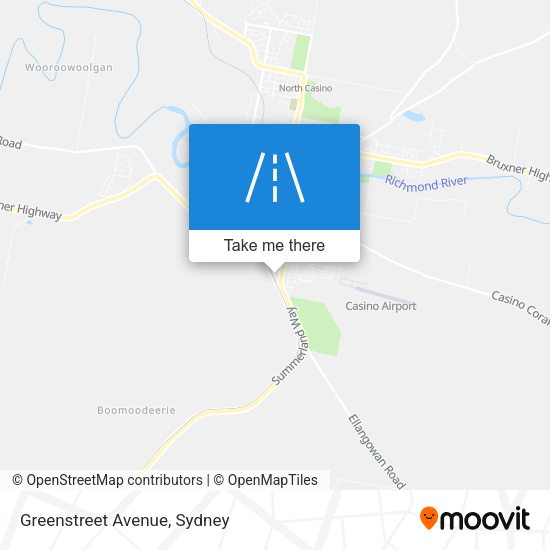 Greenstreet Avenue map