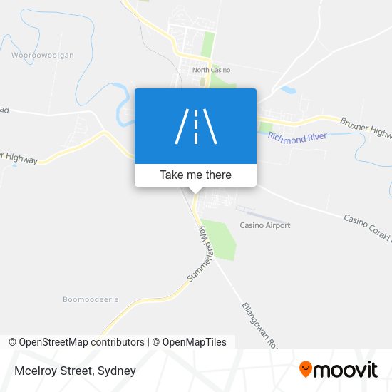 Mcelroy Street map