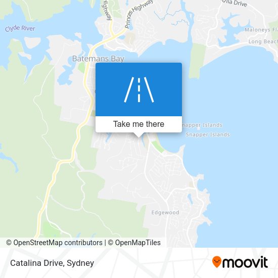 Catalina Drive map