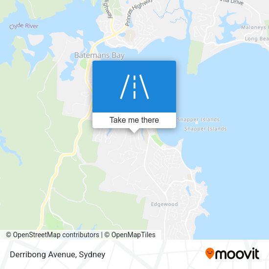 Derribong Avenue map