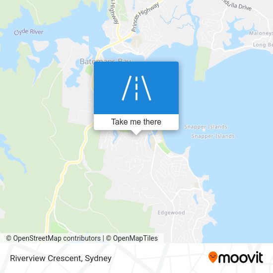 Riverview Crescent map